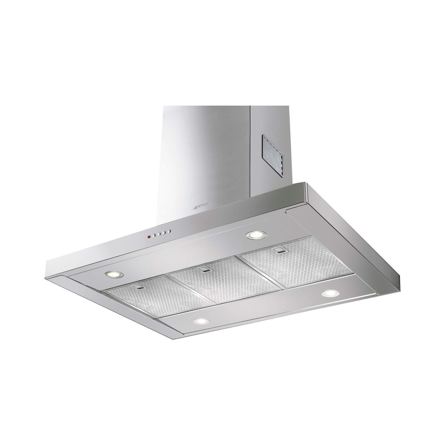 Smeg KI90XE Encastrada Acero inoxidable 526m³/h B - Campana (526 m³/h, Recirculación, A, A, C, 65 dB)