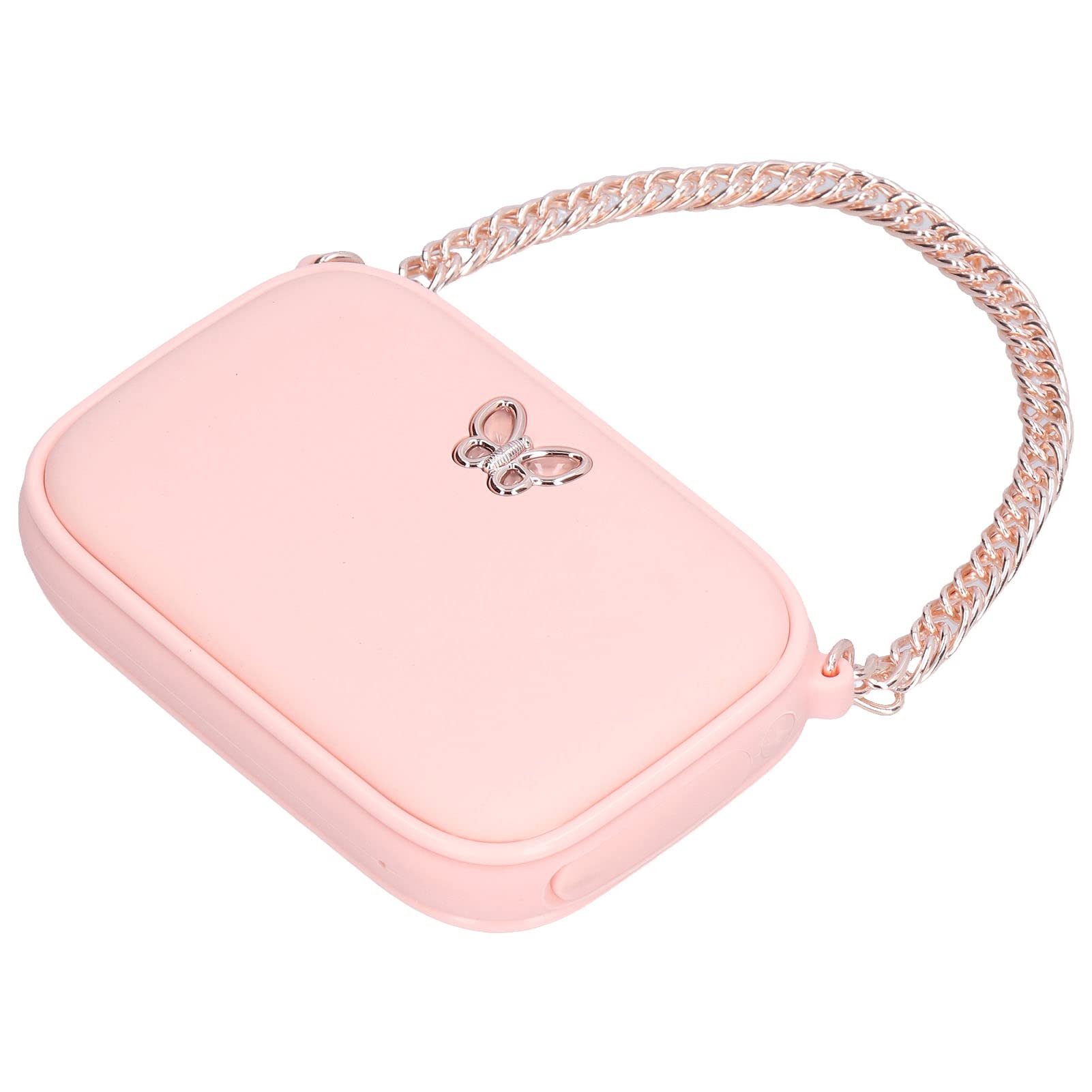 Calentador de Manos eléctrico 2 en 1 Banco de energía 45-55 ℃ Bolsa calefactora de Doble Cara Calentador de Bolsillo de Invierno Recargable por USB Forma de Bolso Negro