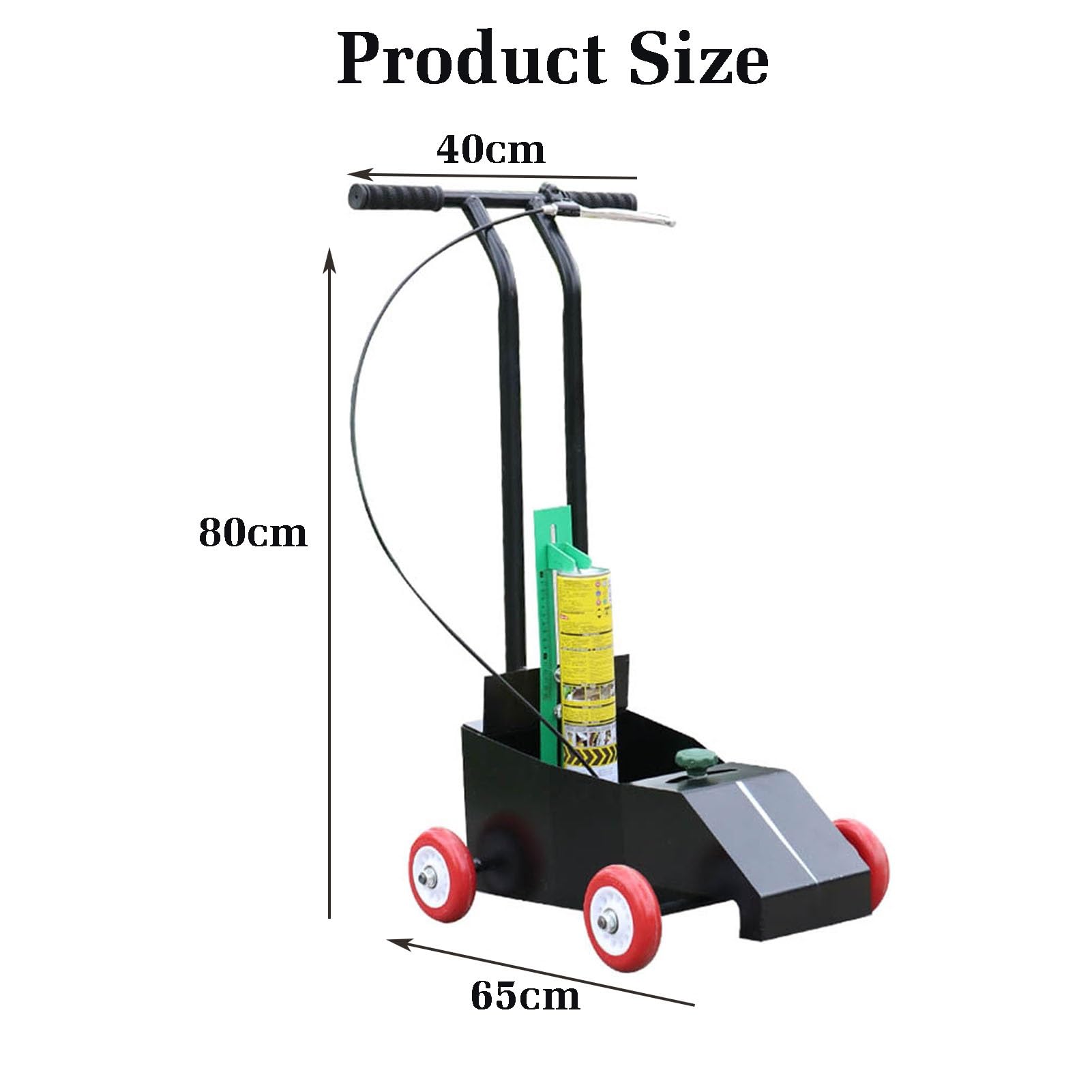 Machine de marquage de Lignes, marquage de terrains de Sport, Machine de marquage de Lignes à Transfert de Roues, Outils de marquage, pour marquage Industriel des Surface