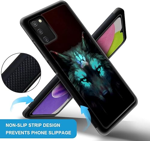 Miniatura 3 de CARLOCA Funda compatible con Samsung Galaxy S20 FE, diseño gráfico de identidad negro espiritual lobo, a prueba de golpes, antiarañazos, para