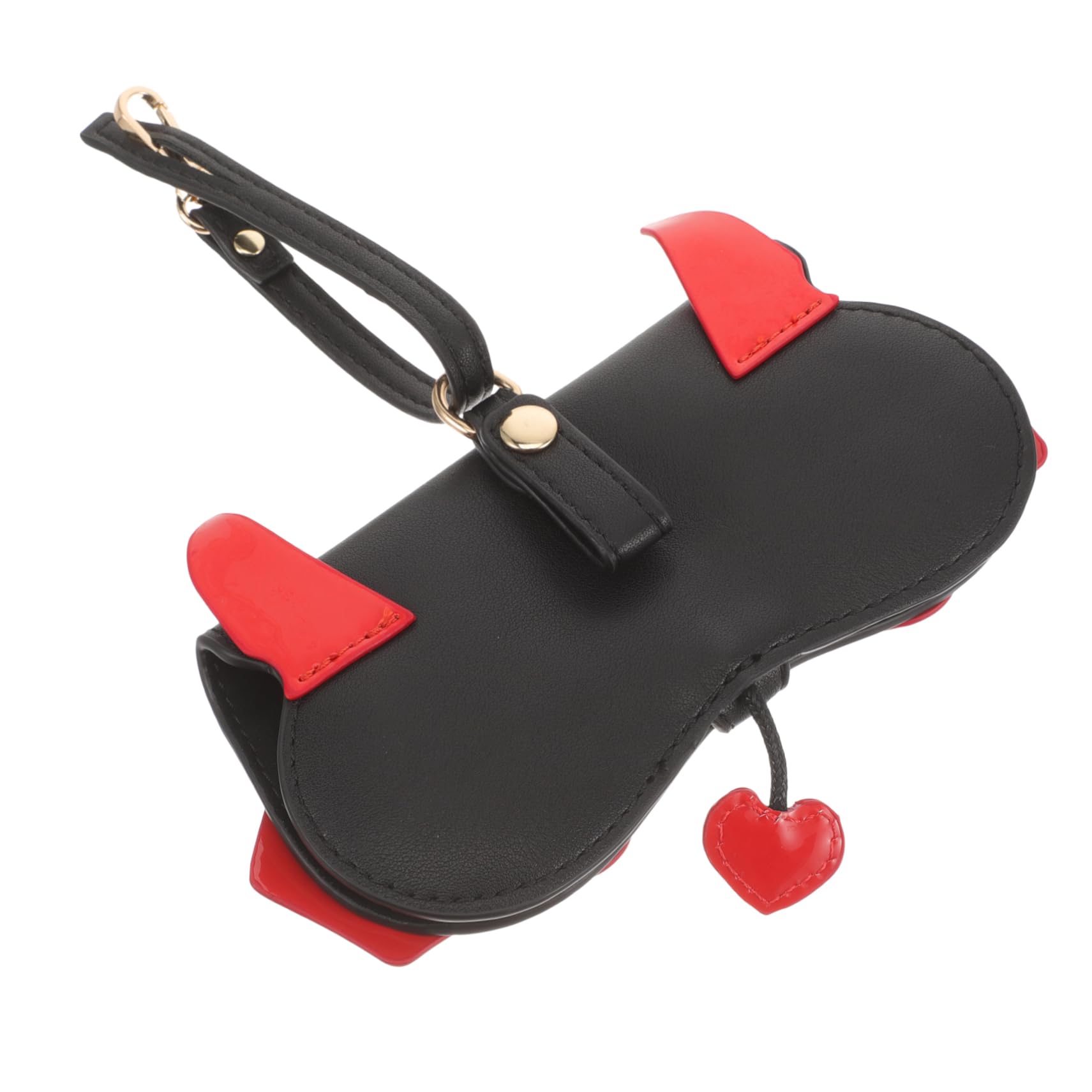 GALPADA custodia morbida per occhiali scatole per bicchieri Portaocchiali portatile Titolare fornitura occhiali cavo comoda custodia per occhiali custodia per occhiali da sole pelle rosso