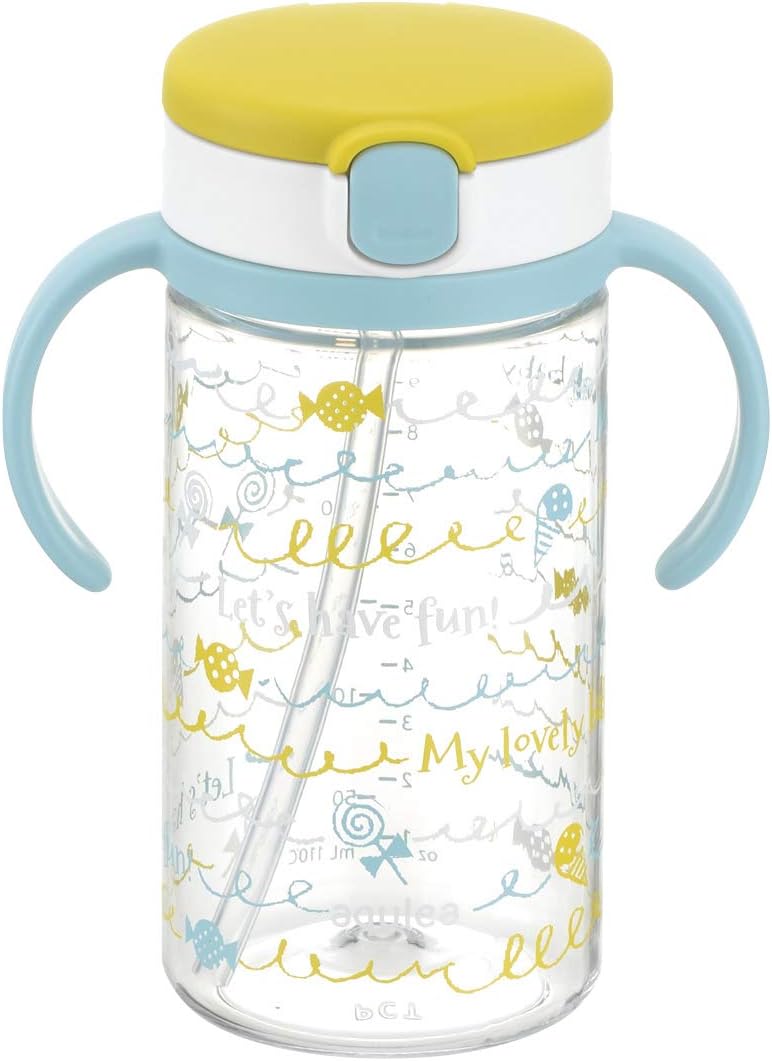 RichellAqulea Outing Straw Mug 320ml Yellow