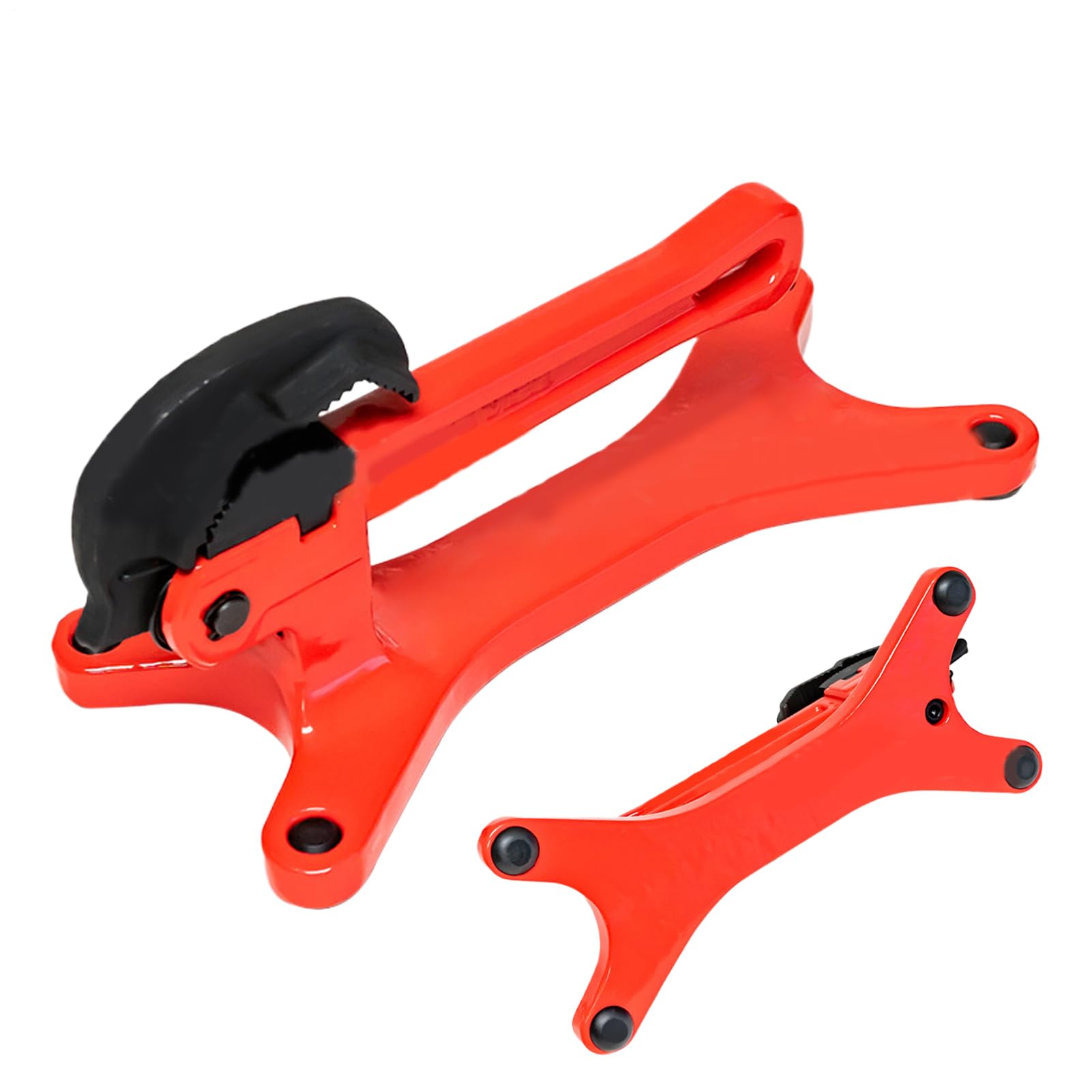 Morsetto per tubi portatile, morsa di serraggio a ingranaggi, strumento di base solido leggero, 27 x 11,5 x 12,5 cm, attrezzatura portatile per spazi ristretti, idraulici, banco da lavoro