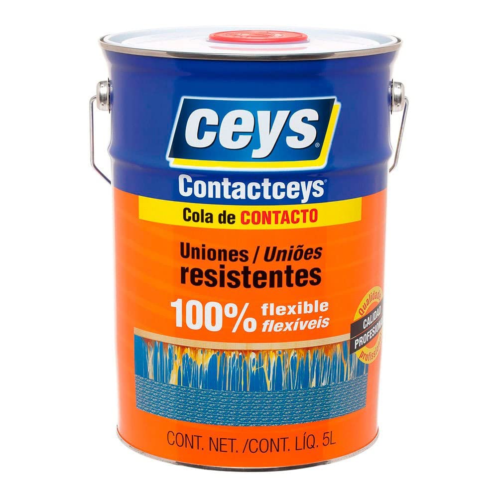 ceys - Contactceys - Cola de Contacto - Uniones Resistentes - Bote 5L