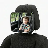 Espelho Retrovisor de Bebê Para Banco Traseiro Carro Ajustável