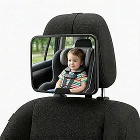 Espelho Retrovisor de Bebê Para Banco Traseiro Carro Ajustável