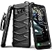 Samsung Galaxy S8 Plus Case, SGM Hybrid Dual Layer Armor Defender Protective Case Cover + Belt Clip Holster For S8 Plus [Drop Tested] (Black + Black)