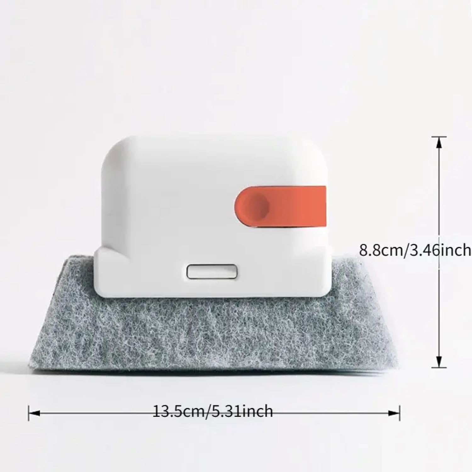 2PCS Crevice Cleaner 2-in-1 Groove Cleaning Tool – Window Frame & Door Track Brush for Home and Kitchen Cleaning – Grey