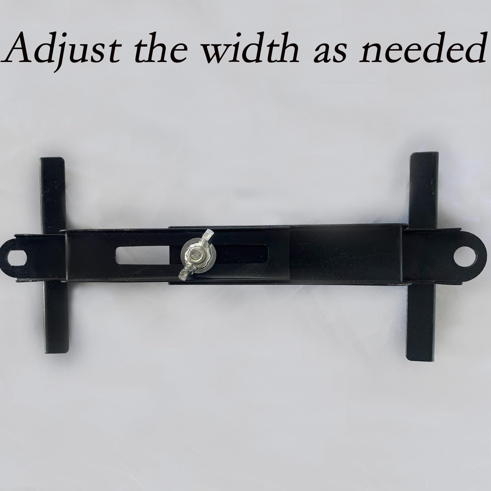 CADUFUELLY Adjustable Battery Hold Down Tray Kit - 23cm Bolt, 28cm Tray, Corrosion-Resistant Steel For Car & Boat