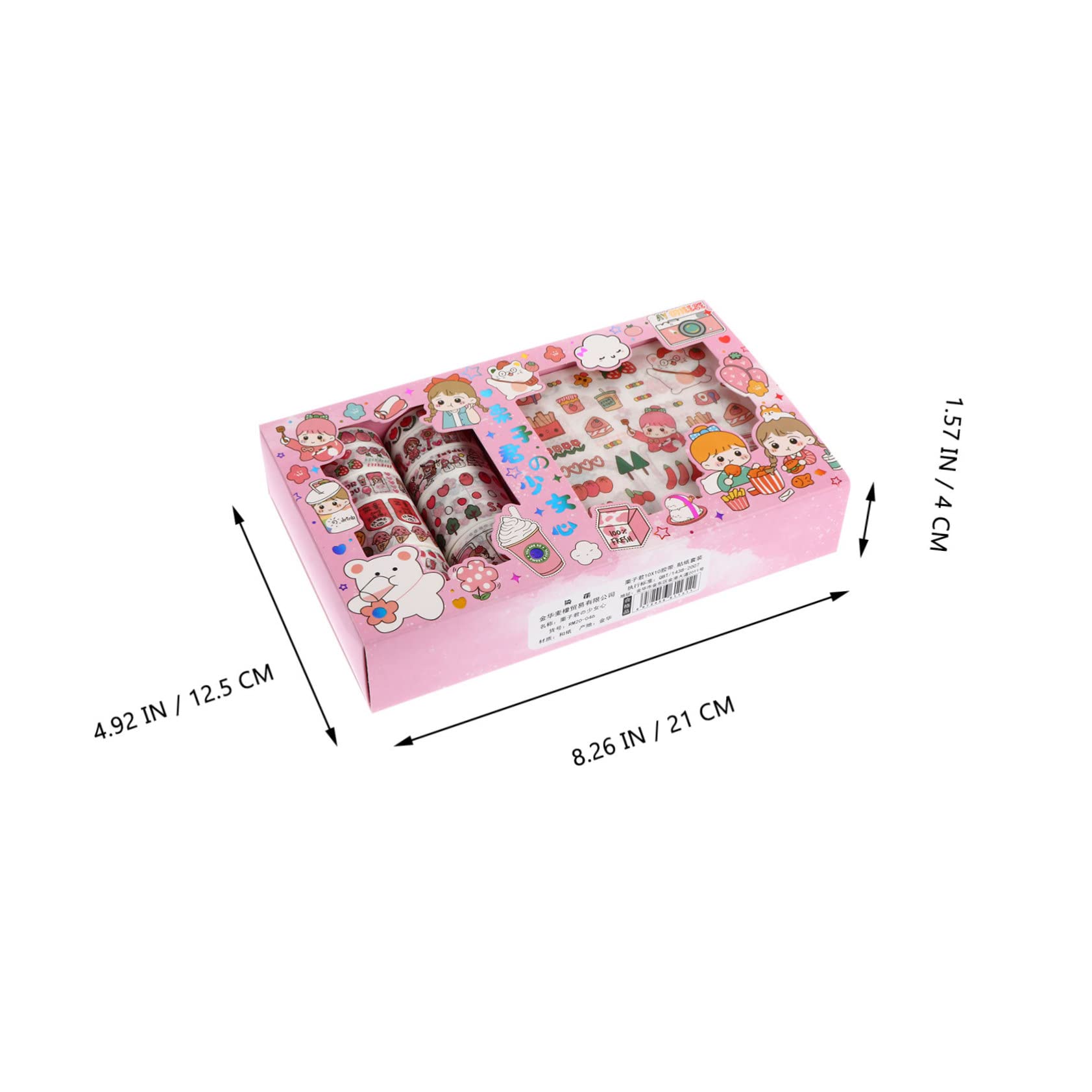 STOBOK 3sätze Teiliges Niedliche Washi Tapes Für Kreative Tagebuchgestaltung Dekorative Klebebänder Für Scrapbooking Planer -projekte Und
