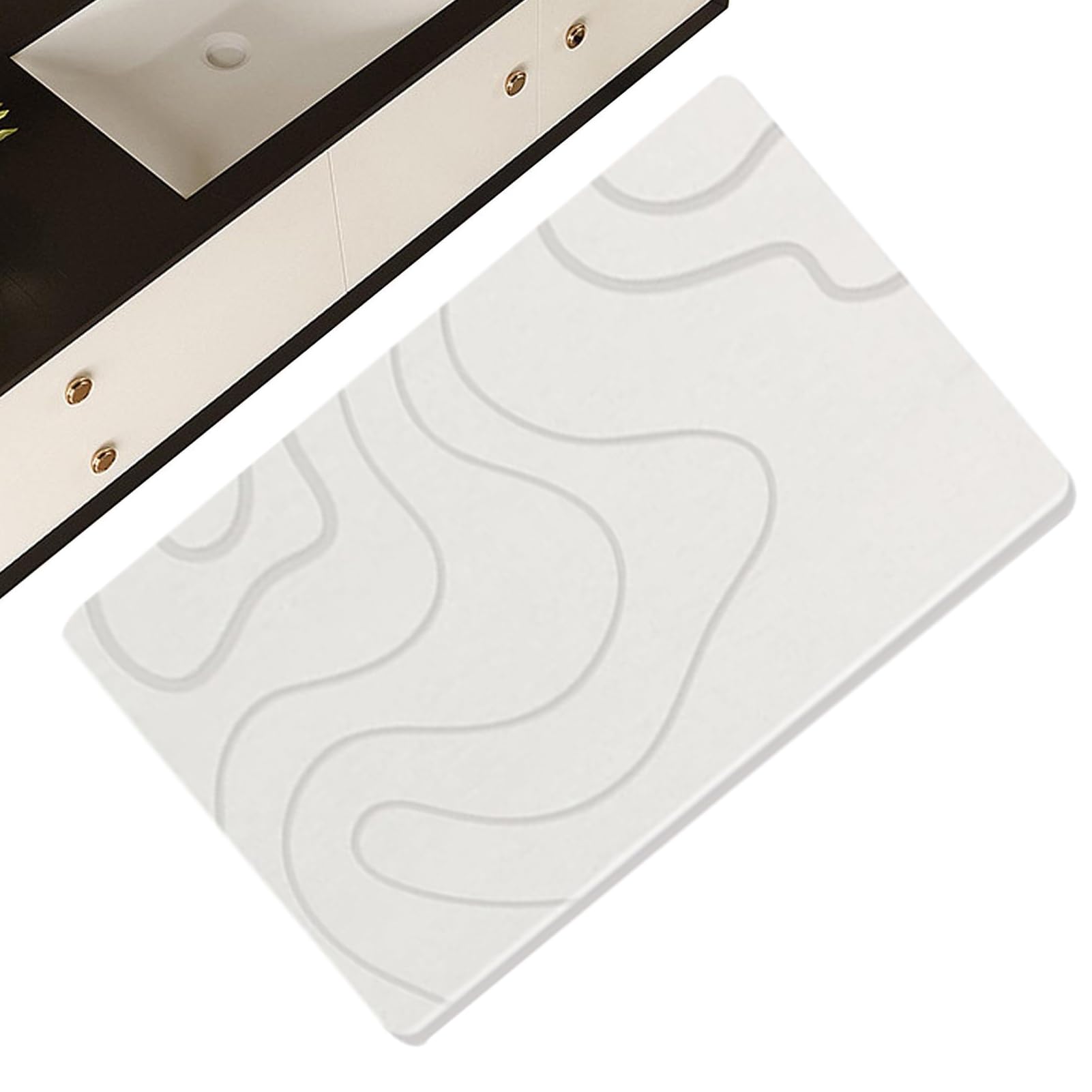 Tappetini per Bagno Tappeto Assorbente in Terra di Diatomee