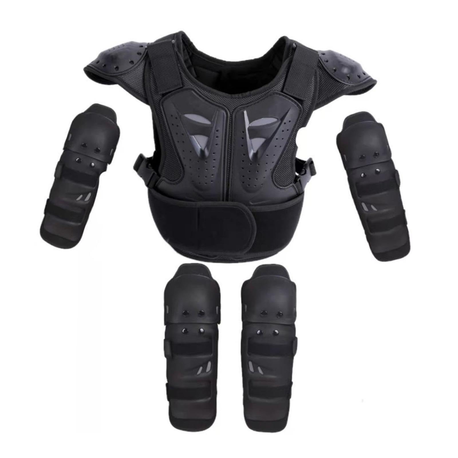 BEALIFE Traje de Moto para niños, Equipo de protección confiable, Chaqueta Ligera de Cuerpo Completo para niños en diversas Actividades Deportivas,