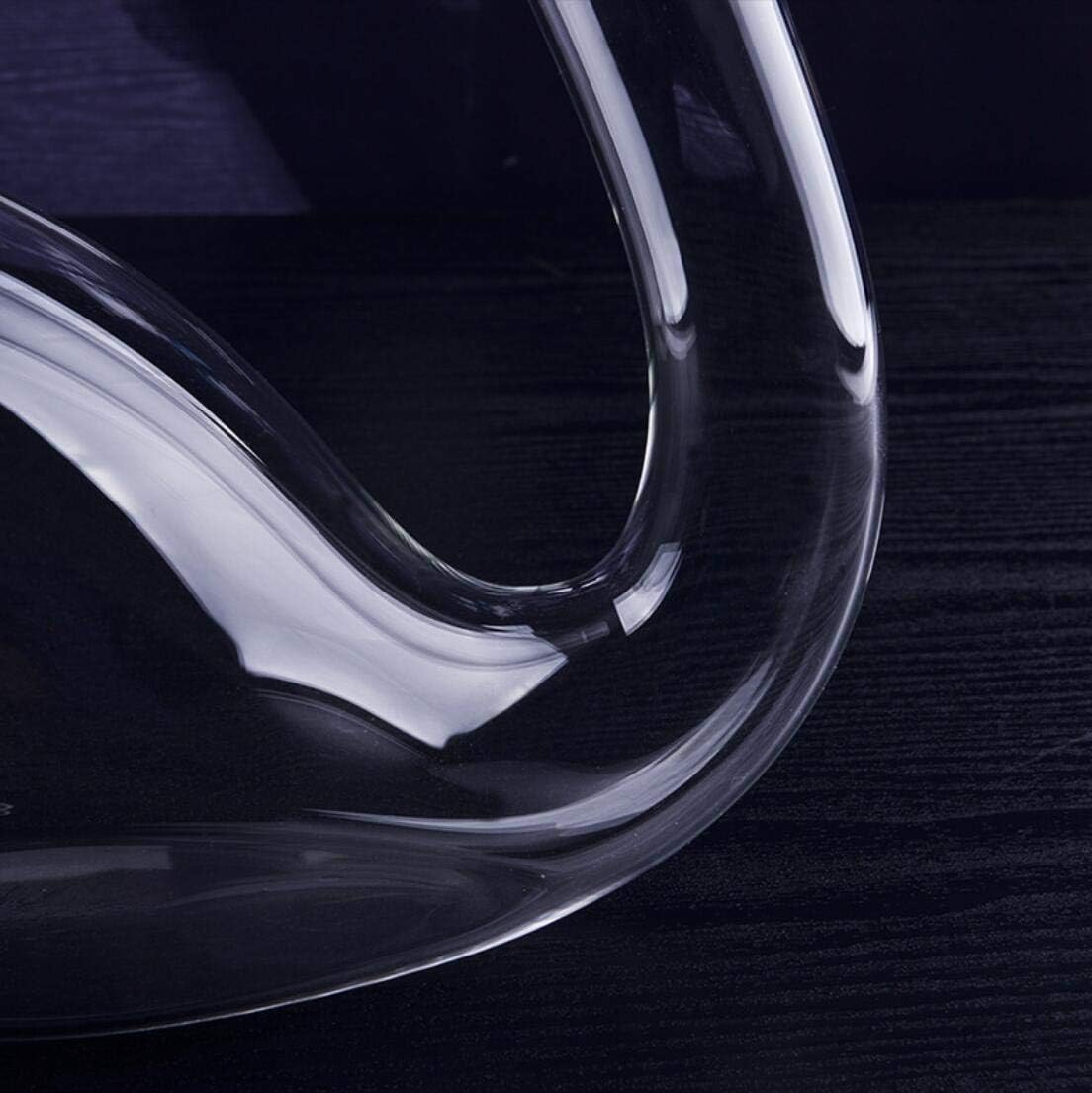 Red Wine Decanter - Hand Blown 100% Crystal Glass Wine Decanter, Creative Swan Duck Shaped Decanter Red Wine Carafe 1500ML