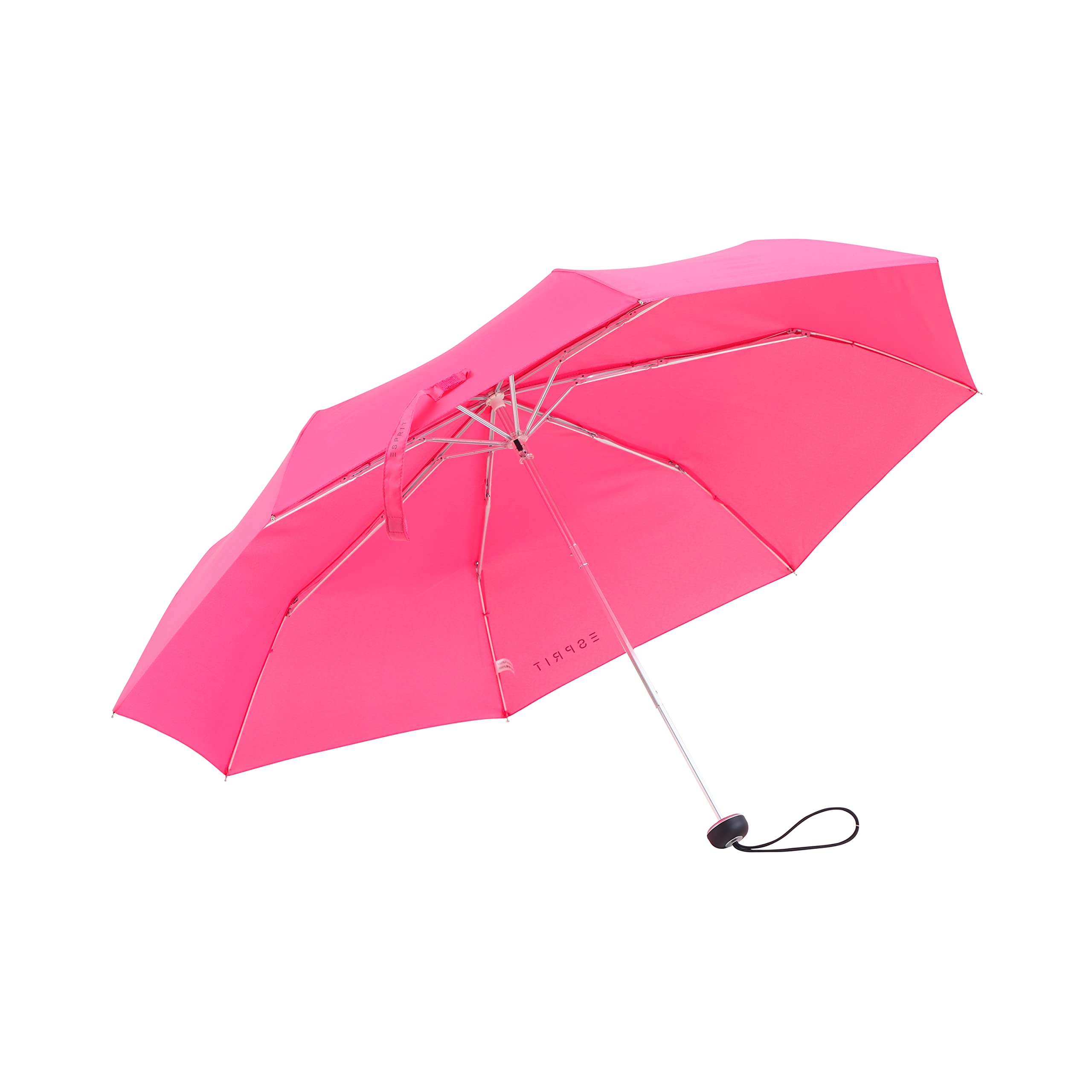 Unisex Mini Slimline Umbrella Travel Friendly, Lightweight, UV Protected, Windproof & Rustproof With Strong Handle- Manual Open And Close, Fandango Pink-image-34