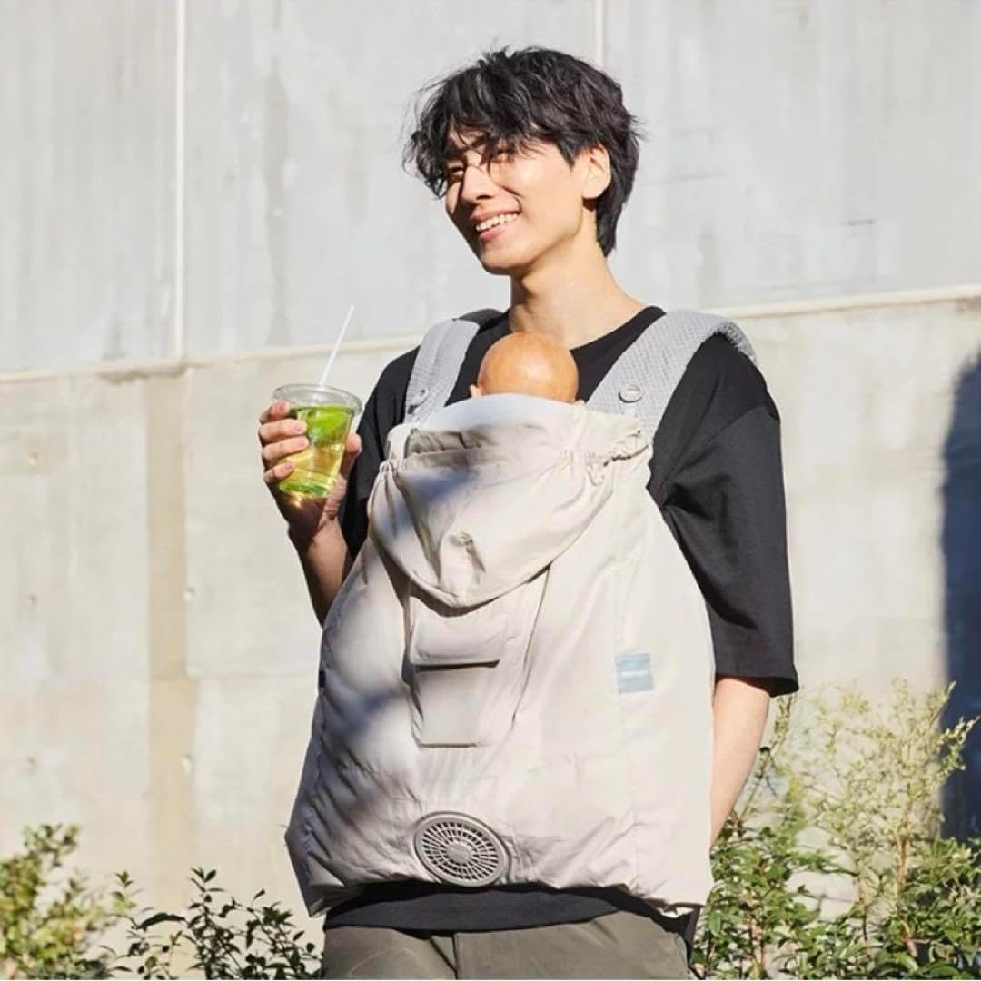 【未使用】BabyHopper 空調ベビーケープ®︎ ベージュ 保冷ジェル付 冷感 BabyHopper 空調ベビーケープ ベージュ 未使用】BabyHopper 空調