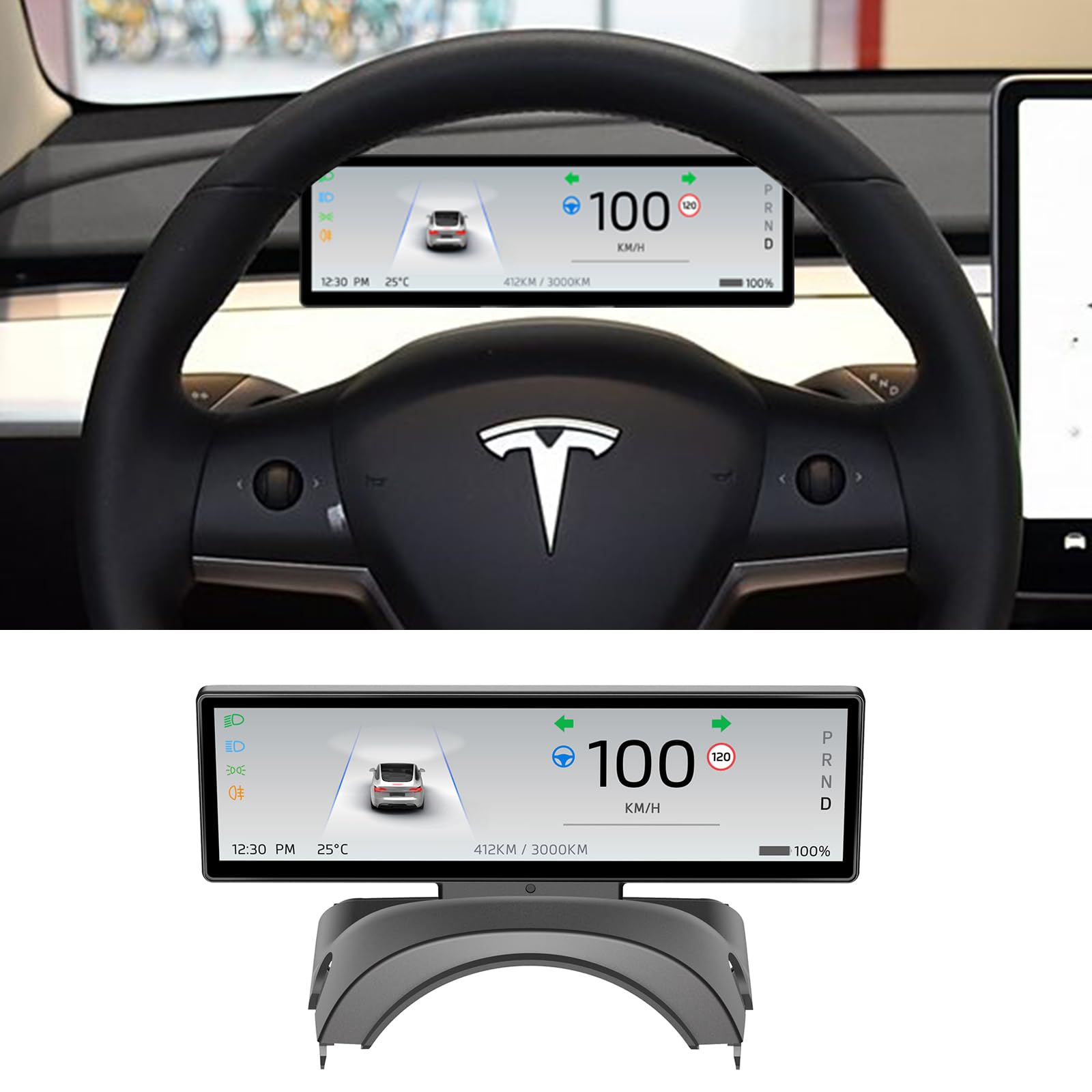 Head Up Display for Tesla Model 3 2017-2023 Model Y 2020-2024 with Front Camera