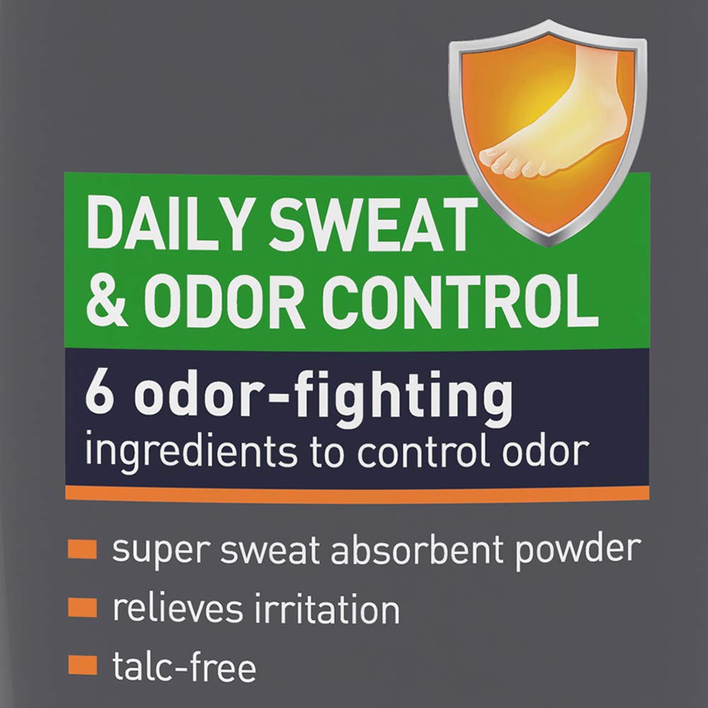 Lotrimin Daily Sweat & Odor Control Medicated Foot Powder, Topical