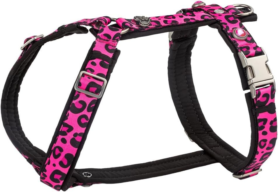 MiaMilo Soho Dog Harness – Pretty Savage, Soft Padded – Size M