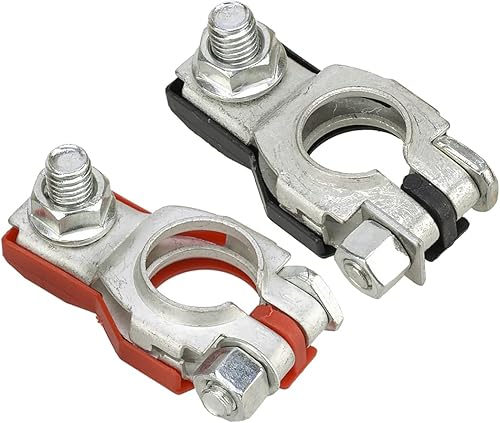 Miniatura 5 de Conector de terminal de batería negativo y positivo Poste superior compatible con Nissan Altima Maxima Sentra Titan