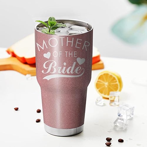 Miniatura 9 de Vaso para madre de la novia, doble pared de acero inoxidable con aislamiento al vacío, regalos para despedida de soltera, despedida de soltera,