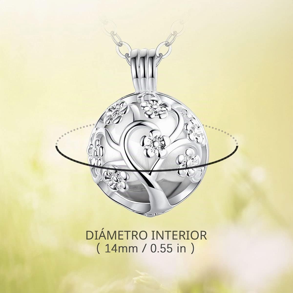 INFUSEU Colgantes Para Guardar Cenizas, Collar Para Cenizas Collar de Urna Humanas Mujer Cenizas De Acero Para Guardar Cenizas Humanas