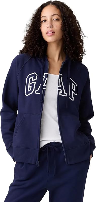 GAP buzo con capucha y Cremallera Completa con Capucha para Mujer