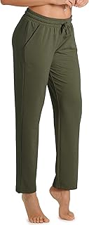 icyzone Pantalón de Chándal para Mujer Suelto con Bolsillos Primavera Verano para Training Running Fitness Gimnasio