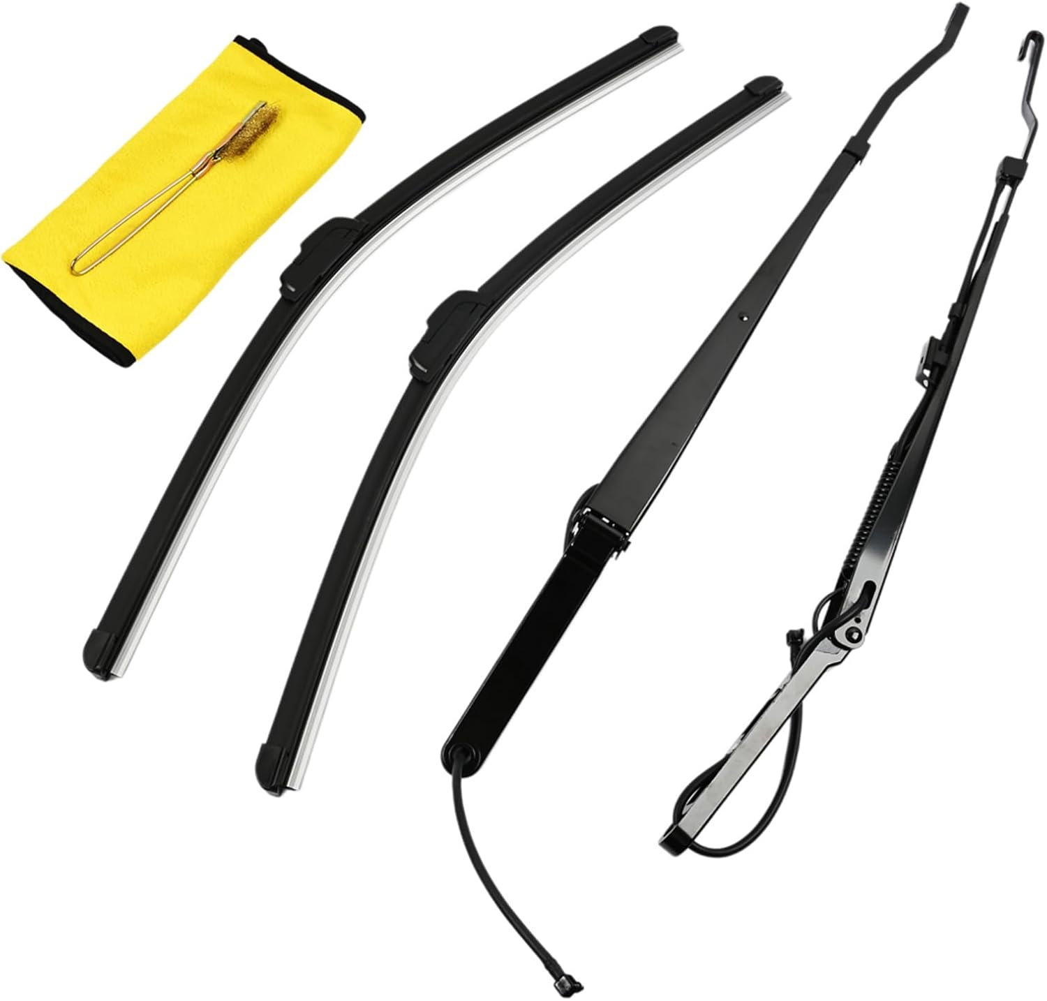 1Pair Front Windshield Wiper Arm & Blade 84447096, 84447095 Fit for Chevrolet Express 1500/GMC Savana 1500 1996-2014, for Chevrolet Express 2500/3500/4500 1996-2025 Replace 15072707, 15072708