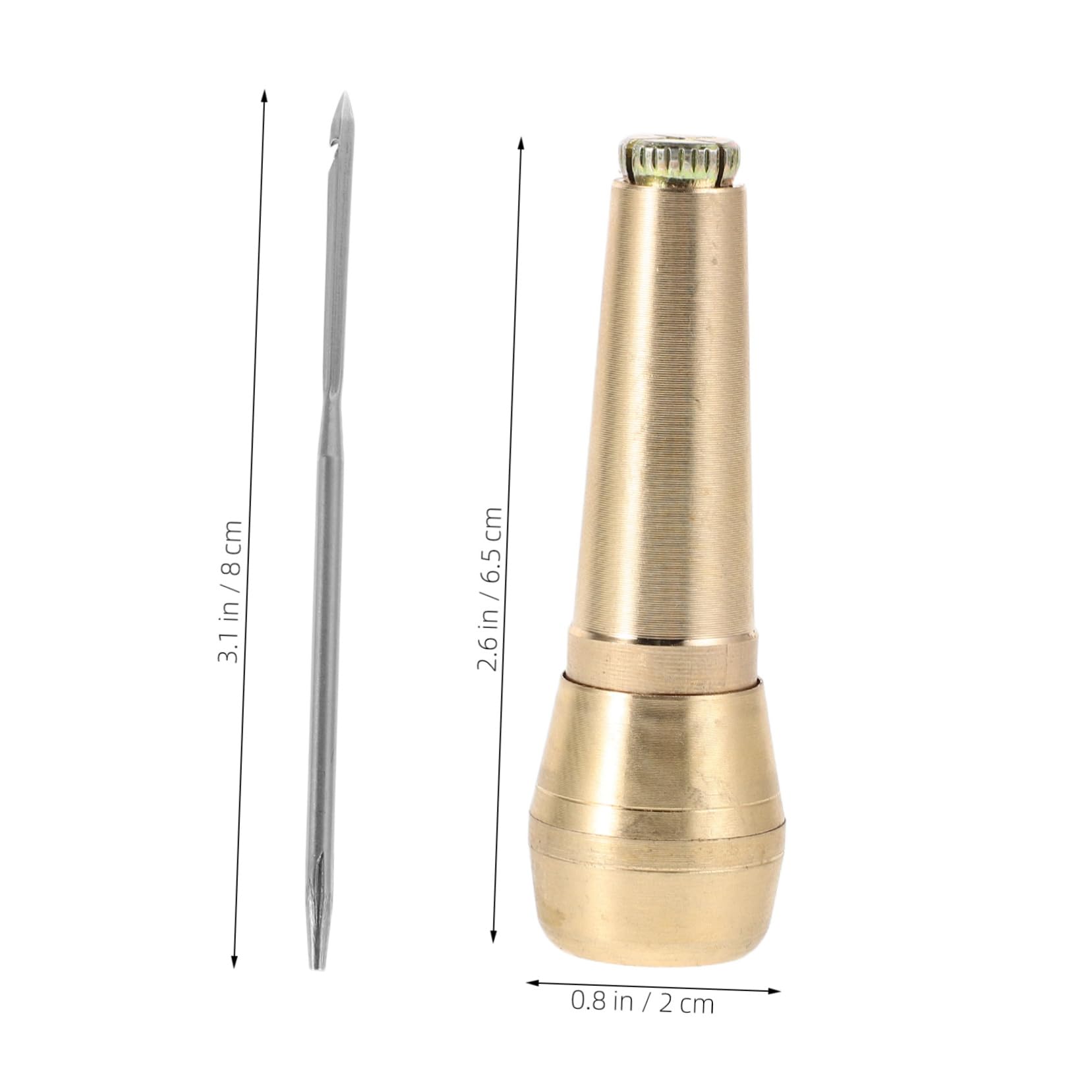 ARTIBETTER Handmade Leather Crafts Repair Kit Copper Sewing Punching Tool Precision Stitching Needle Easy to Use