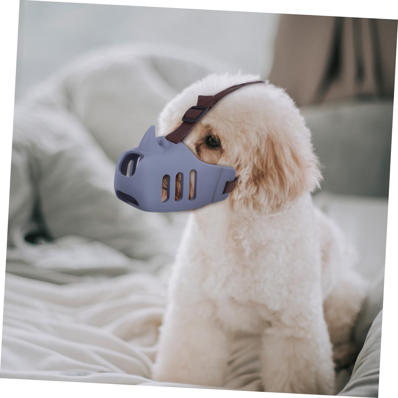 3piezas Bozal para Perro Ajustable Antiladridos para Perros Medianos para Evitar Mordeduras Paseos