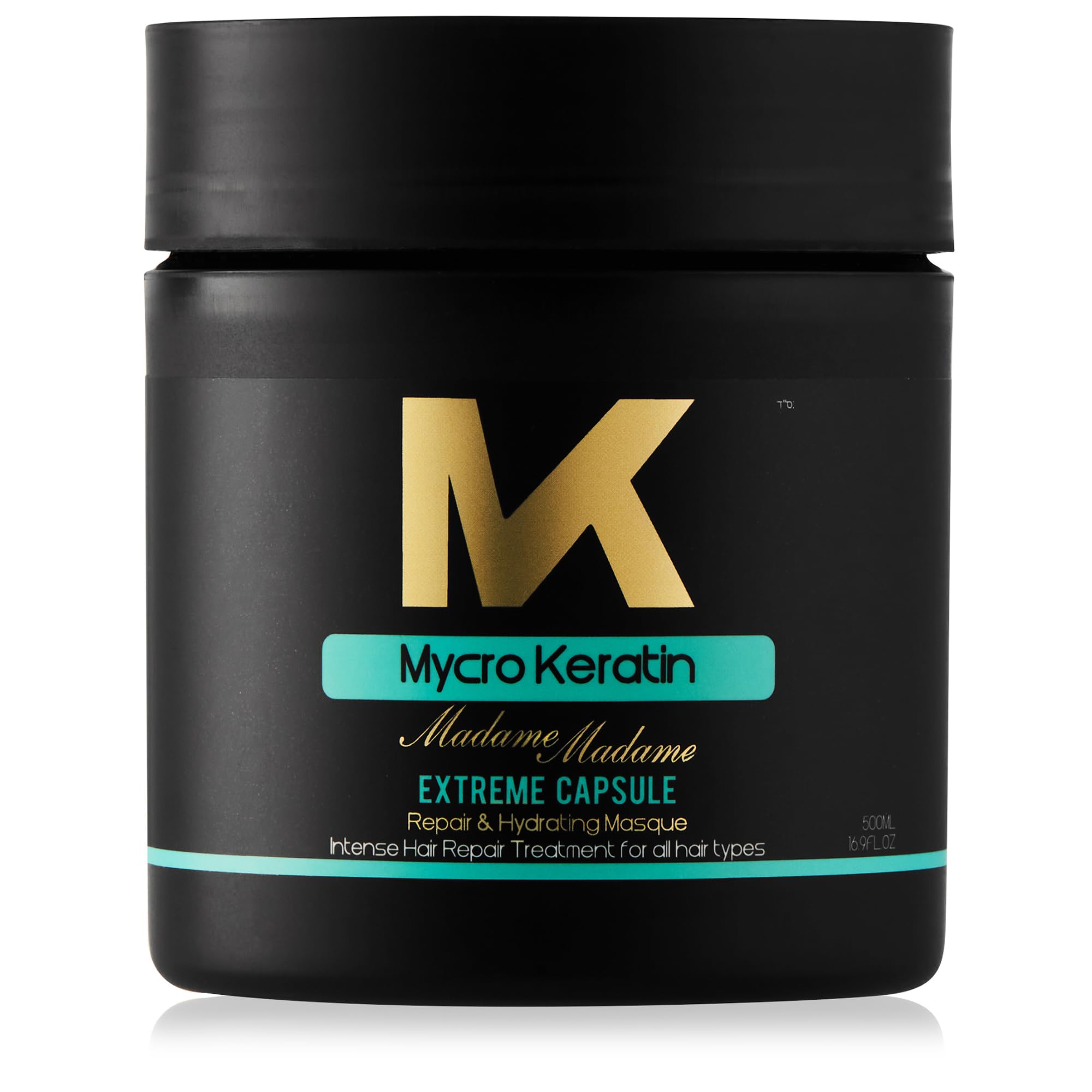 Mycro Keratin Madame Madame Intensive Hydration Hair Mask for Dry Damaged Hydrating Mask for All Hair Types, Deep Conditioning Hair Mask (16.9 Fl.oz)