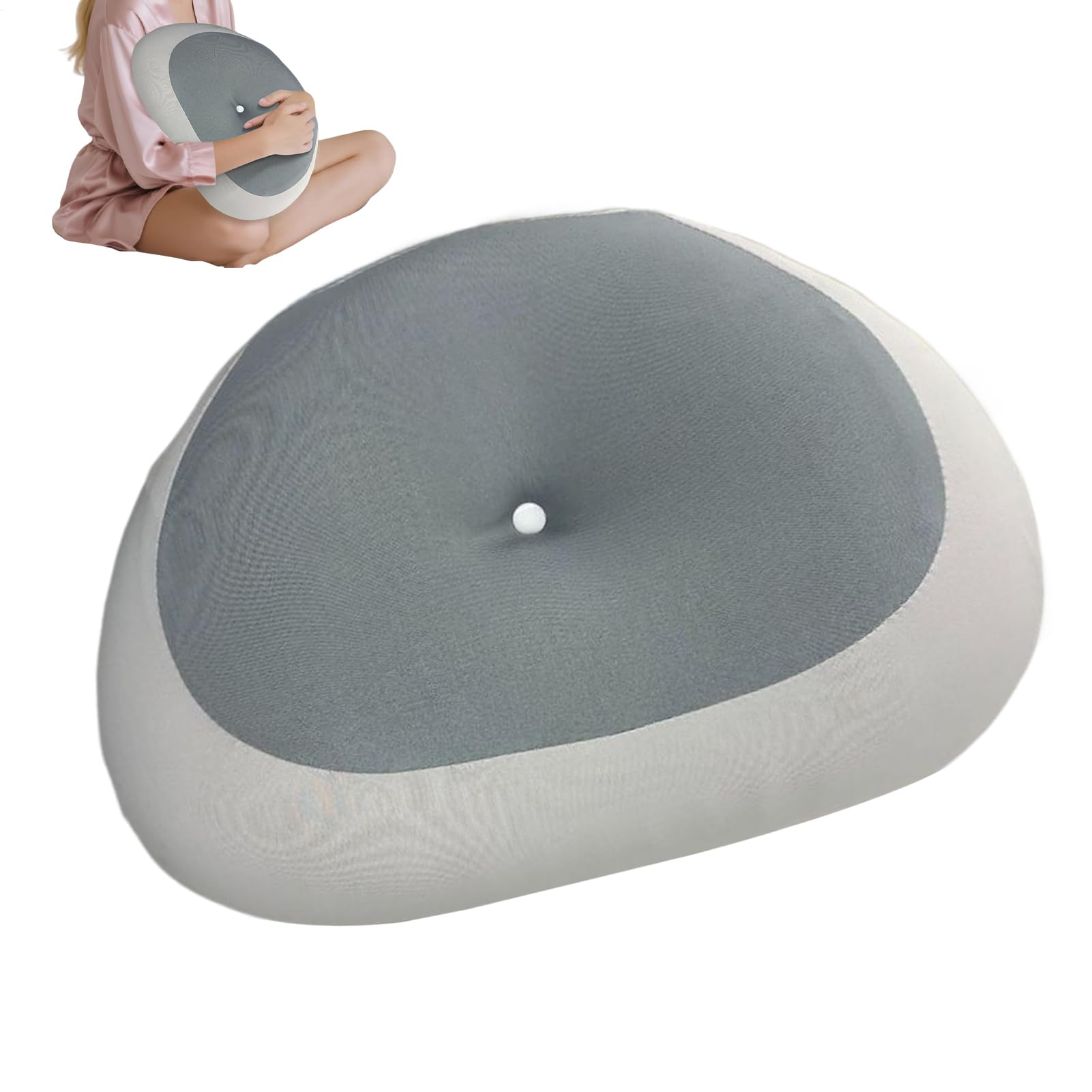 Ergonomic Pillow,Contour Memory Foam Pillows for Neck Support - Cushion Orthopedic for Drivers Reading Bed Back Sleepers Napping Morning Hotel Resting Daily Adults Sofa Travel