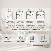 Vista 8 de Manfei Juego de Edredón de Siluetas de Animales con Astas de Ciervo Tamaño Full, Juego de Ropa de Cama de Camuflaje con Cuadros Geométricos de 3