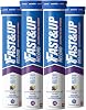 Fast&Up Reload – Energising Electrolyte Drink - Blackcurrant & Lime Flavour - 80 Effervescent Hydration Tablets - Added Vitamin C & B12 - Vegan