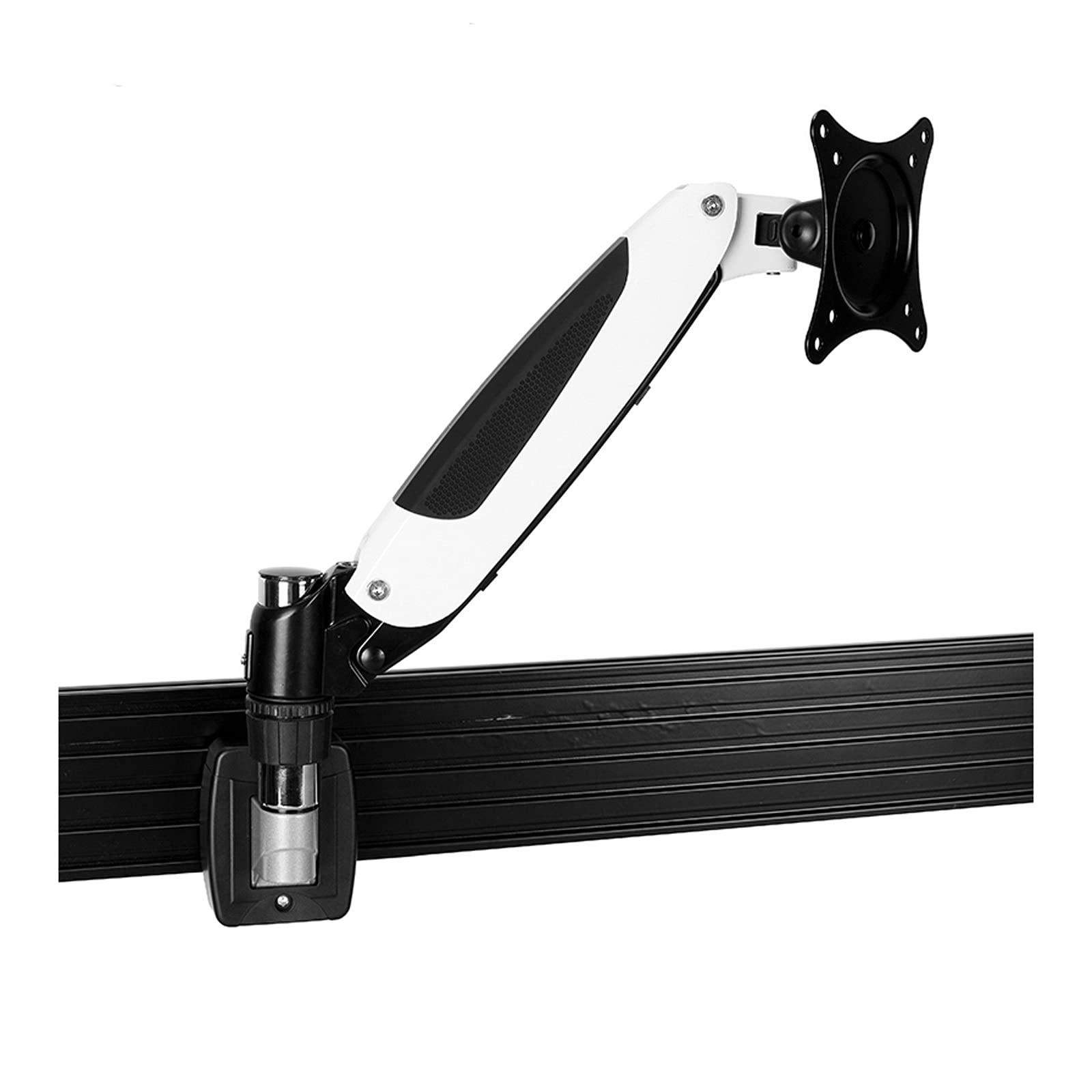 Aioneer Monitor Desk Mount Single Monitor Stand Aluminum Alloy Wall-Mounted Monitor Bracket Arm 15"-27" Gas Spring Monitor Mount Stand, Holds Up To 17.6Lbs Computer Monitor Stand-A
