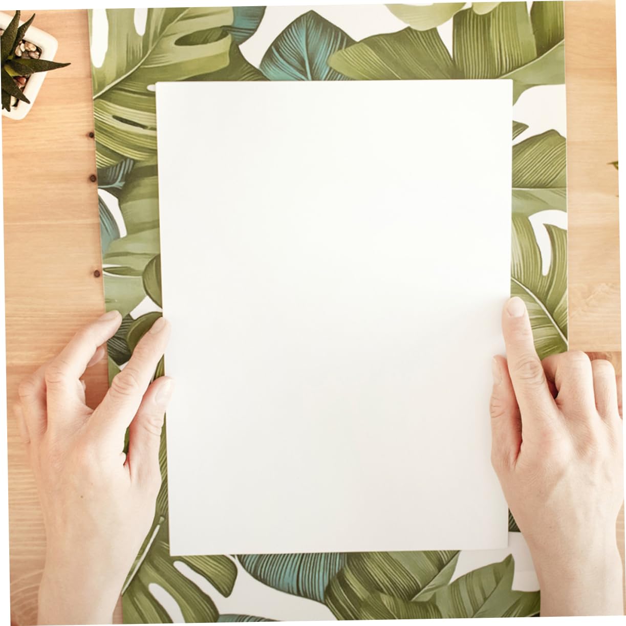 Papier Aquarelle Épais A4 Blanc 100 Pièces en Papier pour Dessin