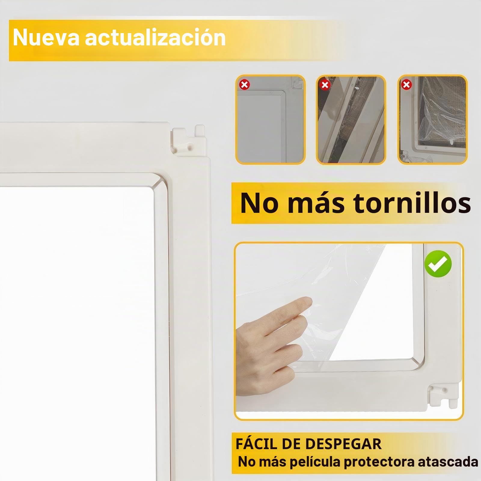 EVERFRONT Corral de plástico acrílico transparente para perros, fácil de montar, corralito para cachorros y gatos