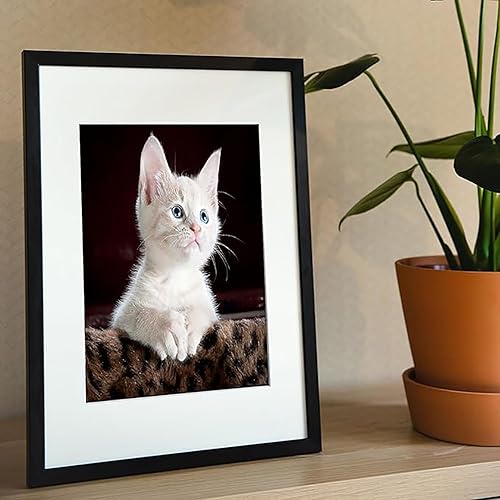 Miniatura 7 de AINAHYVA Juego de 2 portarretratos de 10 x 12 pulgadas, hechos de madera de alta ingeniería, decoración de mesa y montaje en pared, marcos de fotos