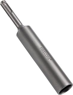 Firecore SDS Plus Ground Rod Driver for 5/8" & 3/4" Rods - Fits Bosch, DeWalt, Milwaukee, Hilti Rotary Hammers