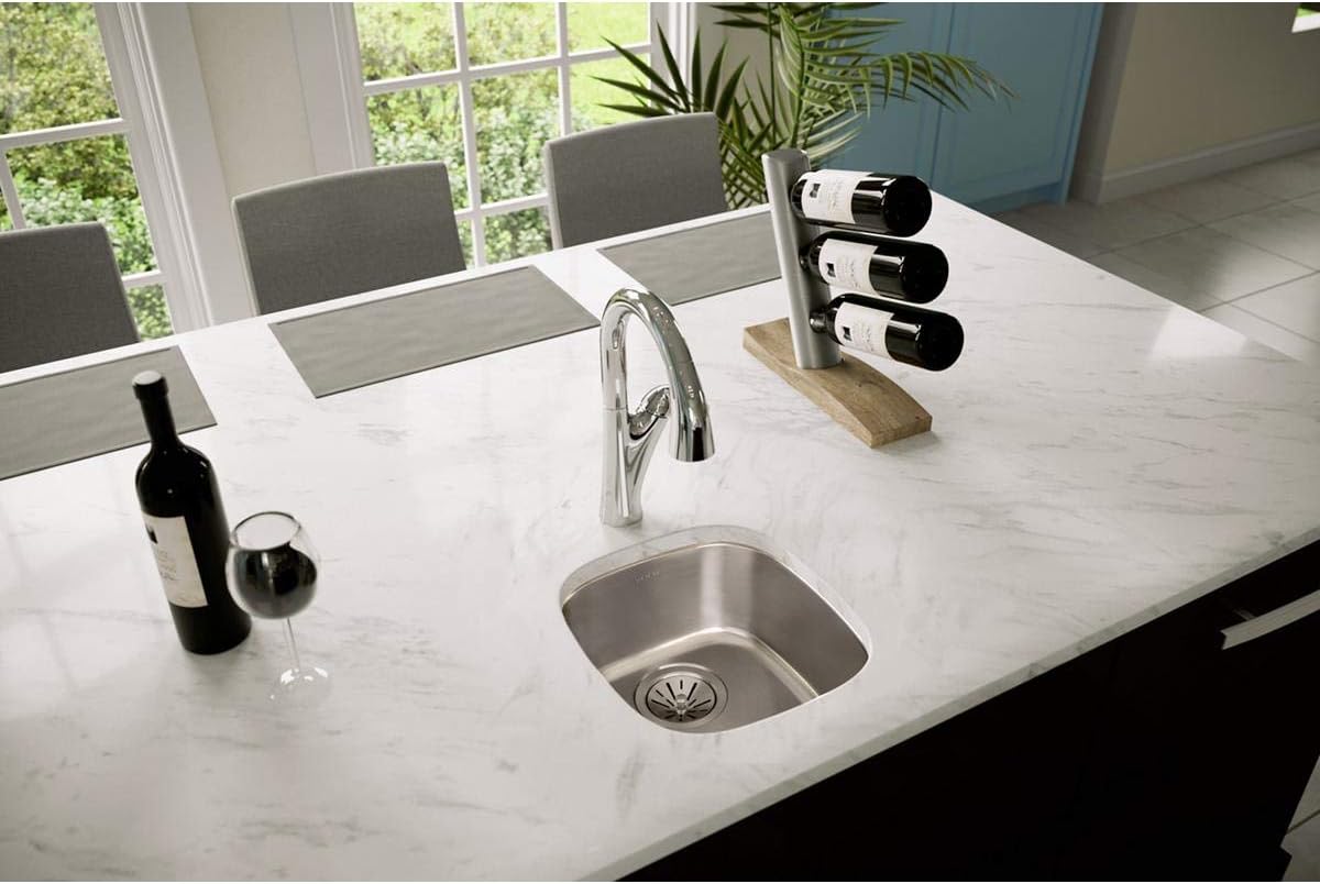 Lustertone 14.25" x 15.75" Stainless Steel Undermount Kitchen Sink