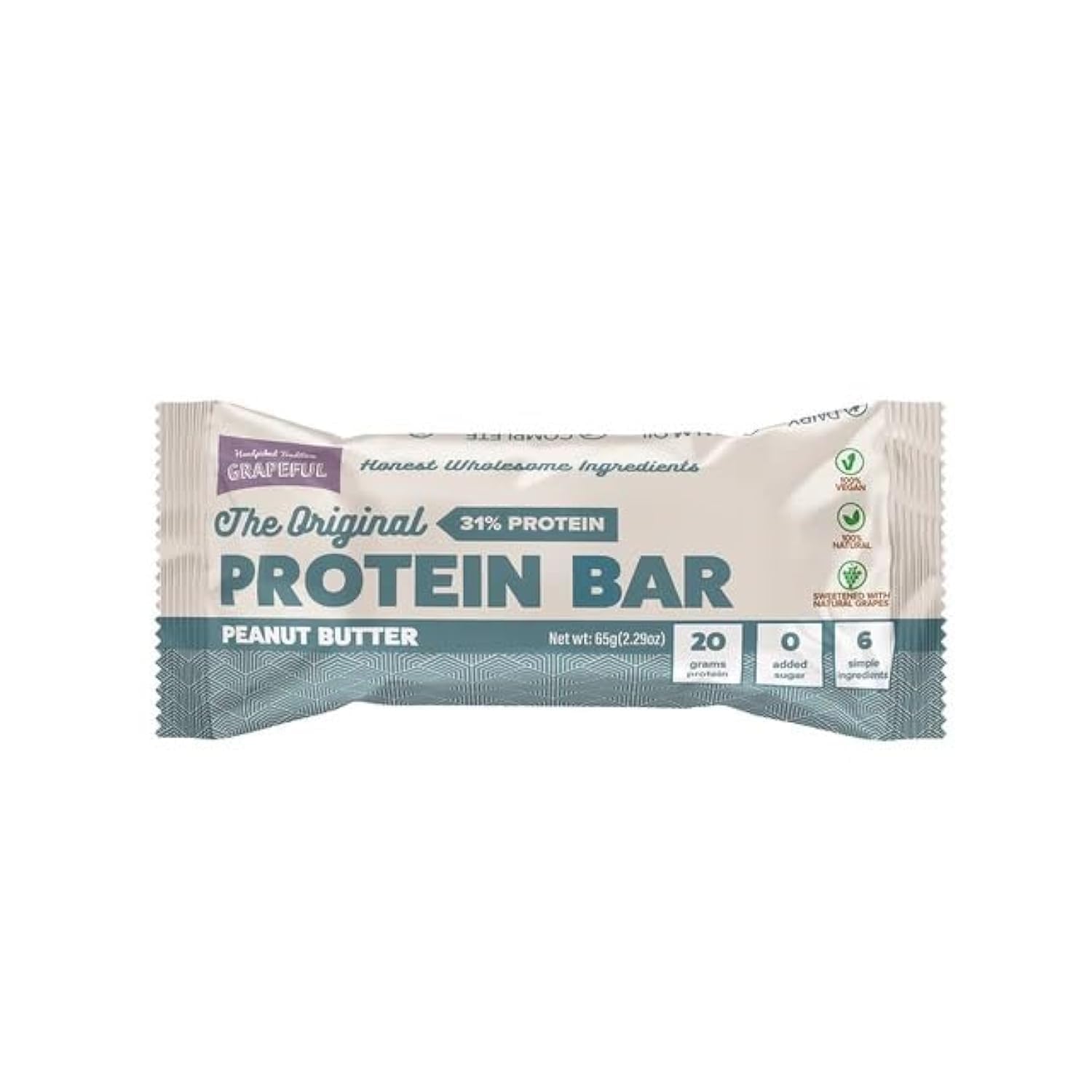 VEGAN PEANUT BAR PROTEIN BAR 65G