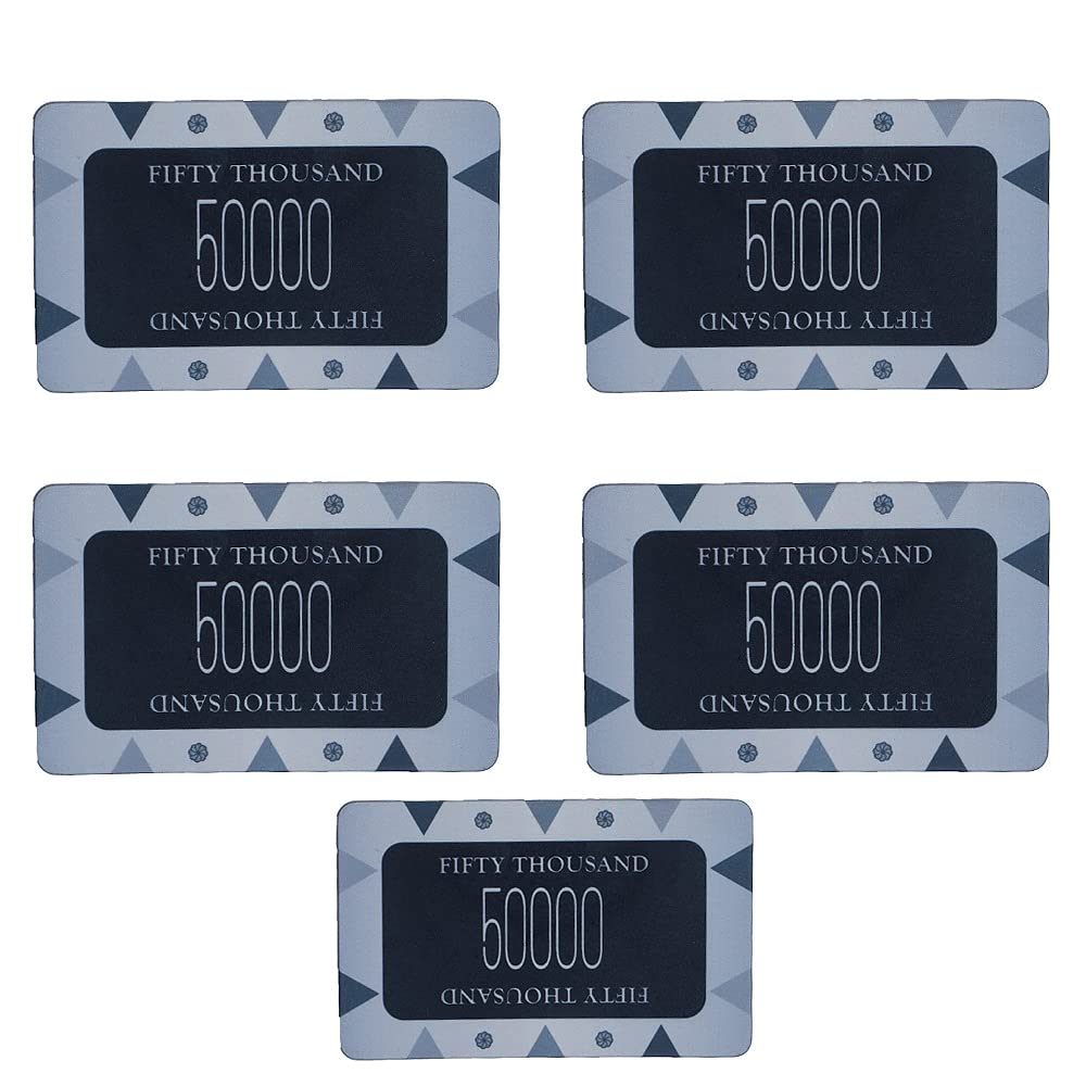See full amazon price history chart for Poker Stuff India Casino Ceramic 50000 Plaques Brick Rectangular for Adults and Children (Size: Set of 5, Silver) Poker Stuff India Casino Ceramic 50000 Plaques Brick Rectangular for Adults and Children (Size: Set of 5, Silver) (B09T34YV9Y) Amazon Price History, Amazon Price Tracker