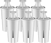 Vista 8 de Replacement for Brita Water Filter Pitchers Dispensers, Classic 35557, Ob03, Mavea 107007, Pitchers Grand, Lake, Capri, Wave Lasts Two Months or 40