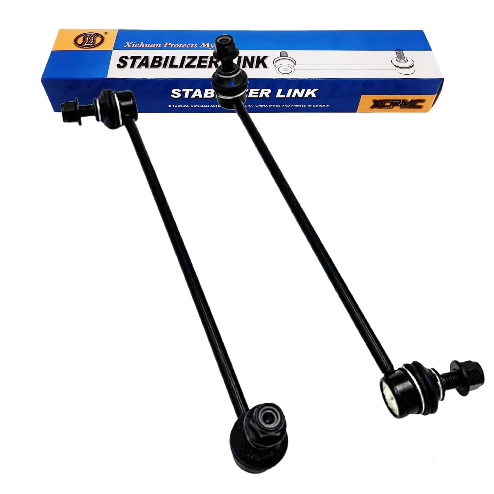 K80478 2 Pcs For 2005-2018 Audi A3 Q3 Volkswagen Beetle CC Jetta Passat Tiguan Front Suspension Sway Stabilizer Bar End Drop Link Kit Left & Right Automotive Replacement Part 1K0411315X Steel