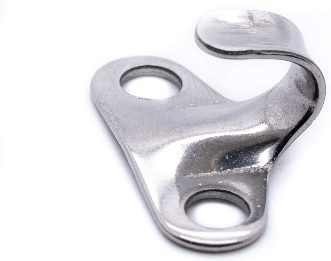 Pack of 10 - Lacing hook hooks bungee cord made from marine grade stainless steel A4 316 hatch pull ring