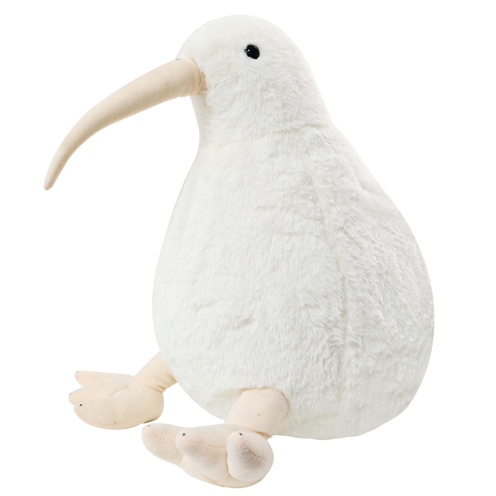 Kiwi Bird Plush Toy Stuffed Animal Furry Kiwi Plushie Toy Soft Fluffy Like Real Bird Hugging Toy Gift