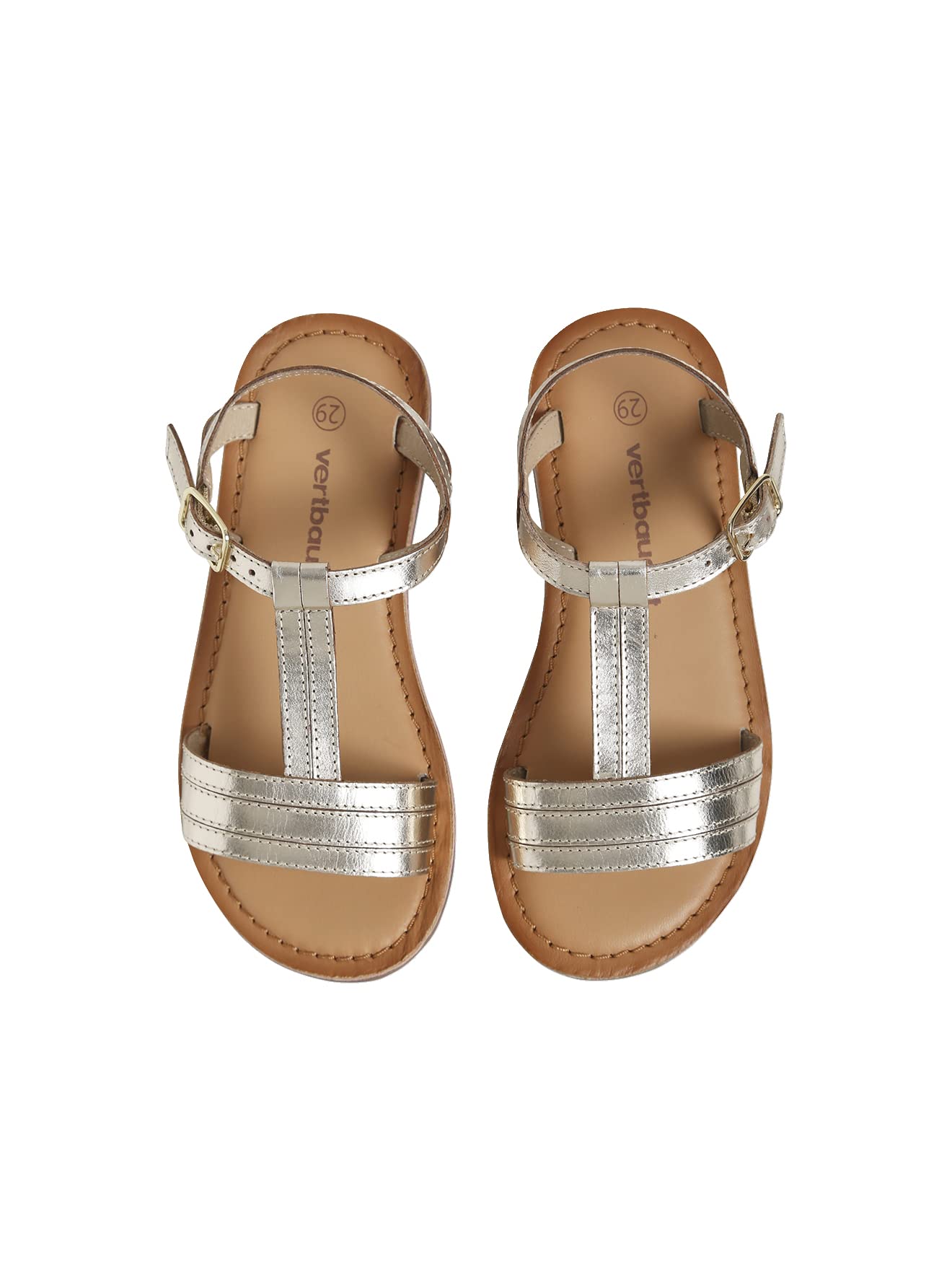 VERTBAUDET Sandales cuir fille