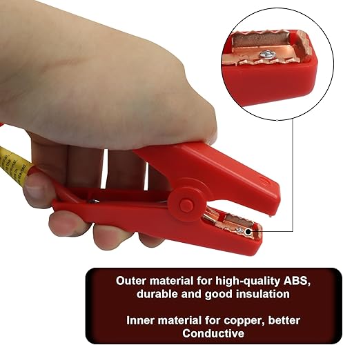 Miniatura 3 de Cable de arranque EC5 con abrazaderas de batería, conector EC5, cable de arranque de emergencia, pinzas de cocodrilo para emergencia de 12 V,