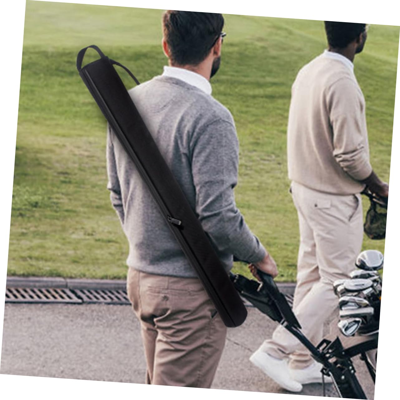 Yardwe Robusto Refrigeratore Per Lattine Di Birra Da Golf - Borsa A Tracolla in Tessuto Oxford Per Sport Allaria Aperta E Porta-bicchieri