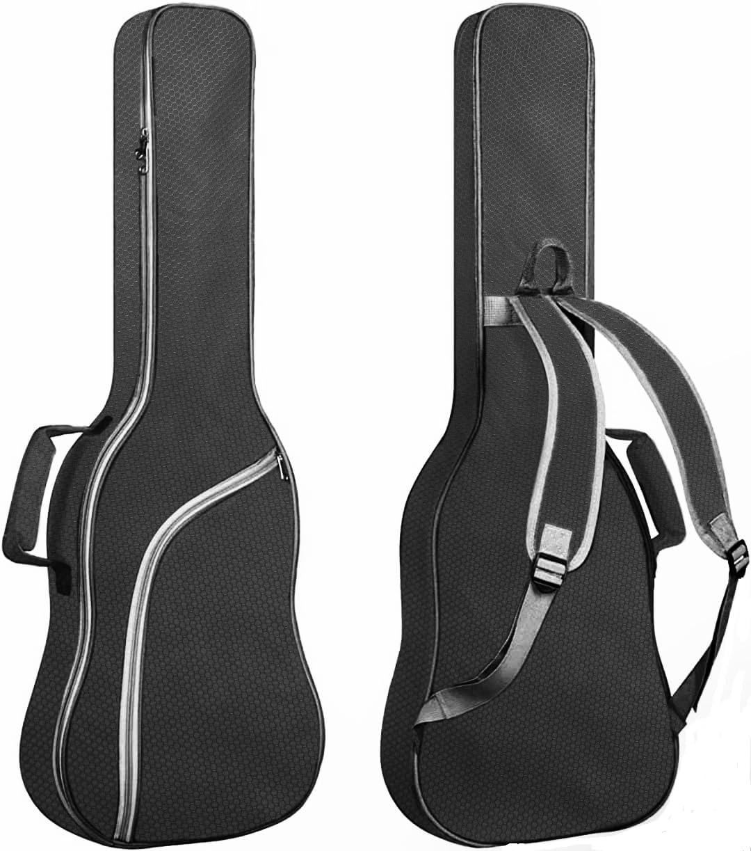 GLOW WINGS New Branded Best Black Electric Guitar Bag Branded with Heavy Padded Guitar Cover Electric Guitar Bag-picture-20